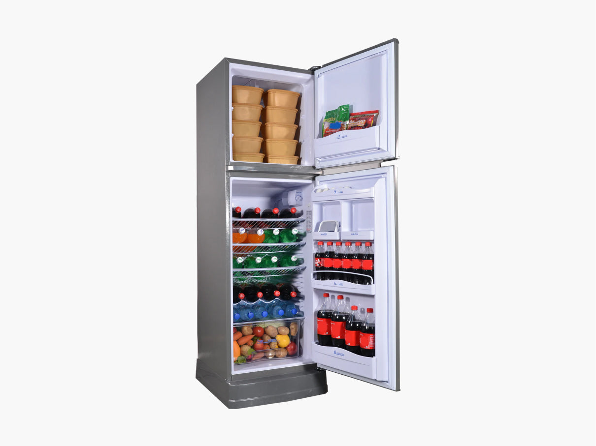 condura-9.8-cubic-feet-inverter-pro-2-door-ref-full-open-side-view-with-sample-contents-concepstore