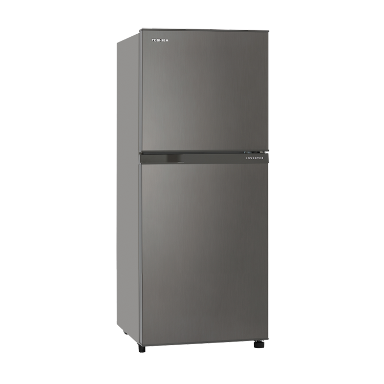 Toshiba 7 Cu Ft 2-Door Inverter Dark Silver Refrigerator