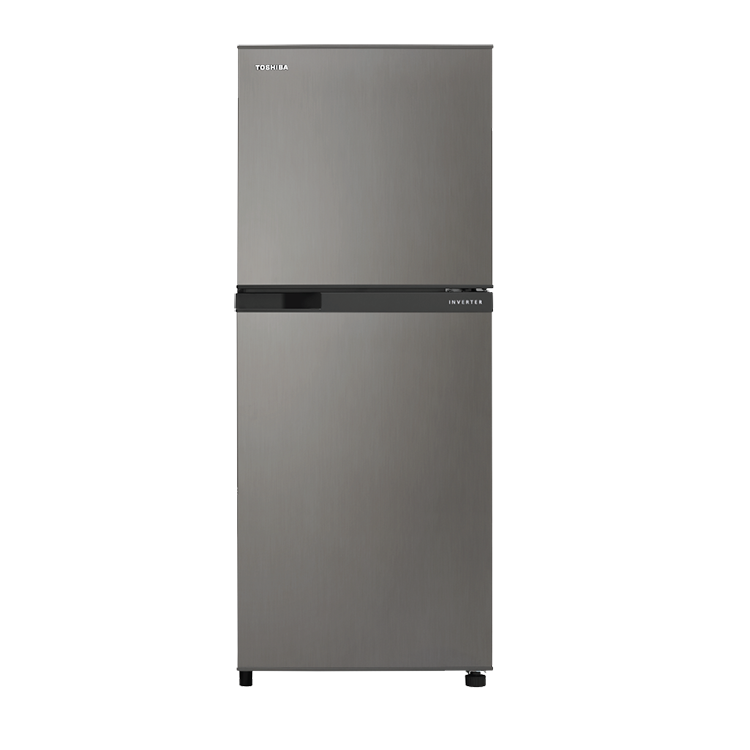 Toshiba 7 Cu Ft 2-Door Inverter Dark Silver Refrigerator
