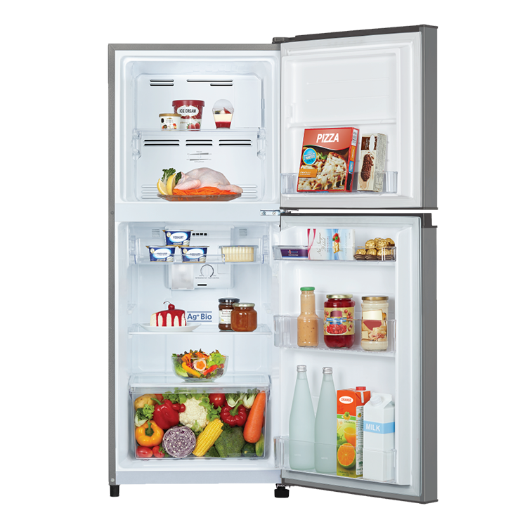 Toshiba 7 Cu Ft 2-Door Inverter Dark Silver Refrigerator