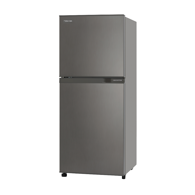 Toshiba 7 Cu Ft 2-Door Inverter Dark Silver Refrigerator
