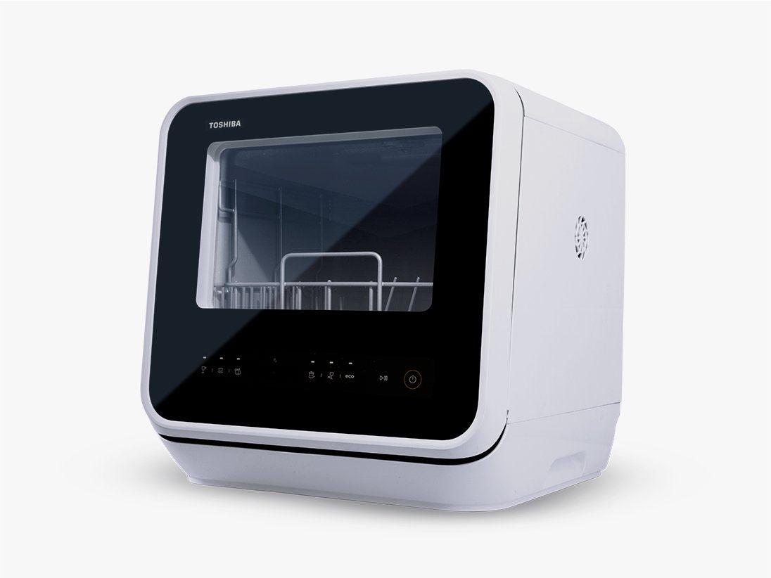 toshiba portable dishwasher with LED display and touch control