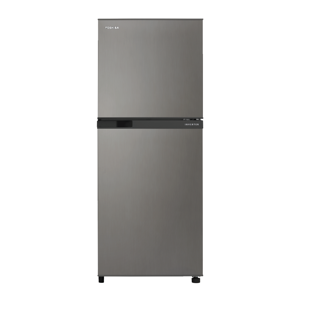 Toshiba 9 Cubic Feet 2-Door Inverter Dark Silver Refrigerator