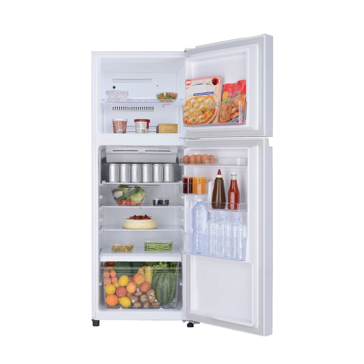 Toshiba 9 Cubic Feet 2-Door Inverter Dark Silver Refrigerator