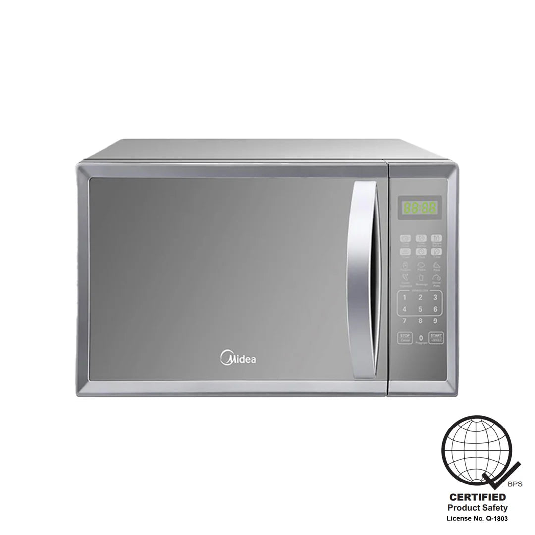 Midea 20L Digital Microwave Oven (Silver)