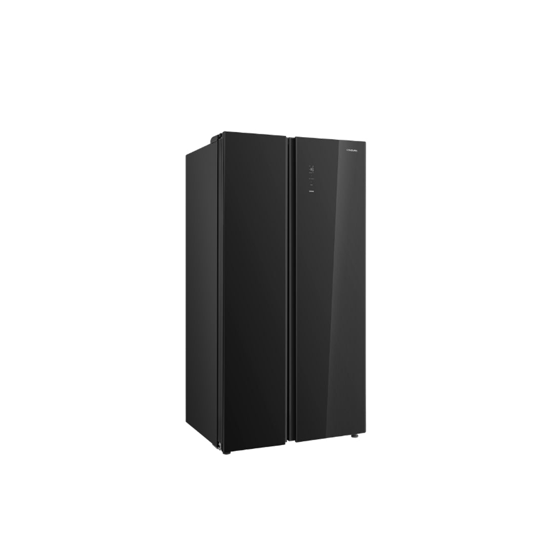 Condura No Frost Side by Side Inverter Black Glass Refrigerator