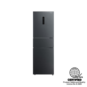 Condura 9.3 Cu. Ft. DURAFLEX Three-Door Bottom Freezer No Frost Inverter Refrigerator