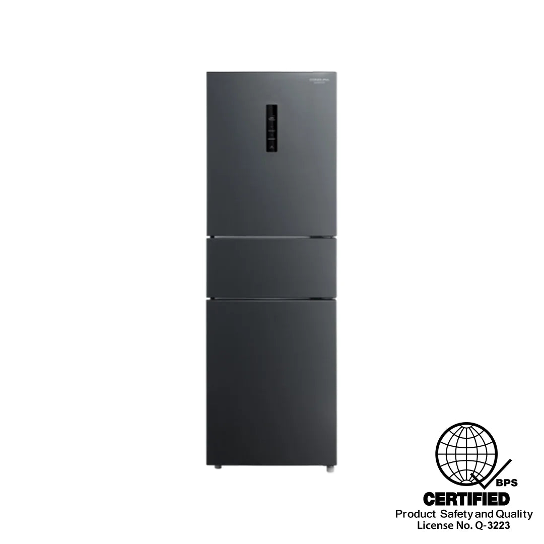 Condura 9.3 Cu. Ft. DURAFLEX Three-Door Bottom Freezer No Frost Inverter Refrigerator