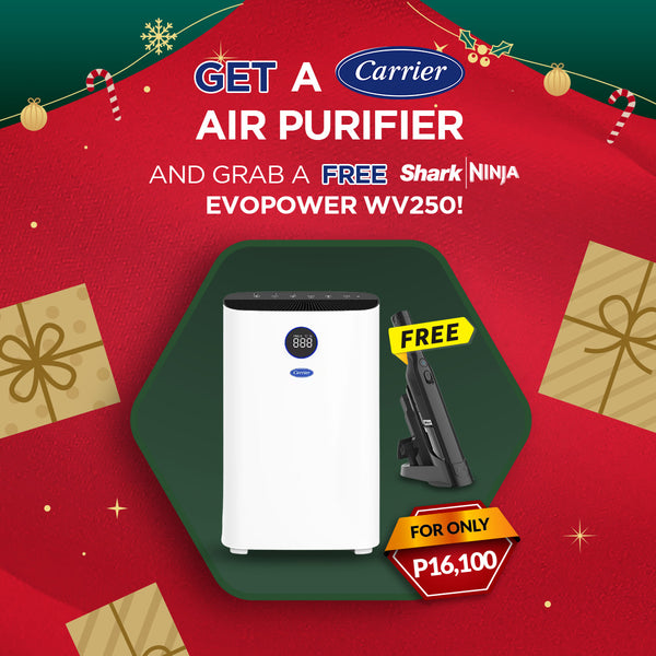 Carrier Air Purifier CADR260 - Shark EvoPower WV250 Free Product