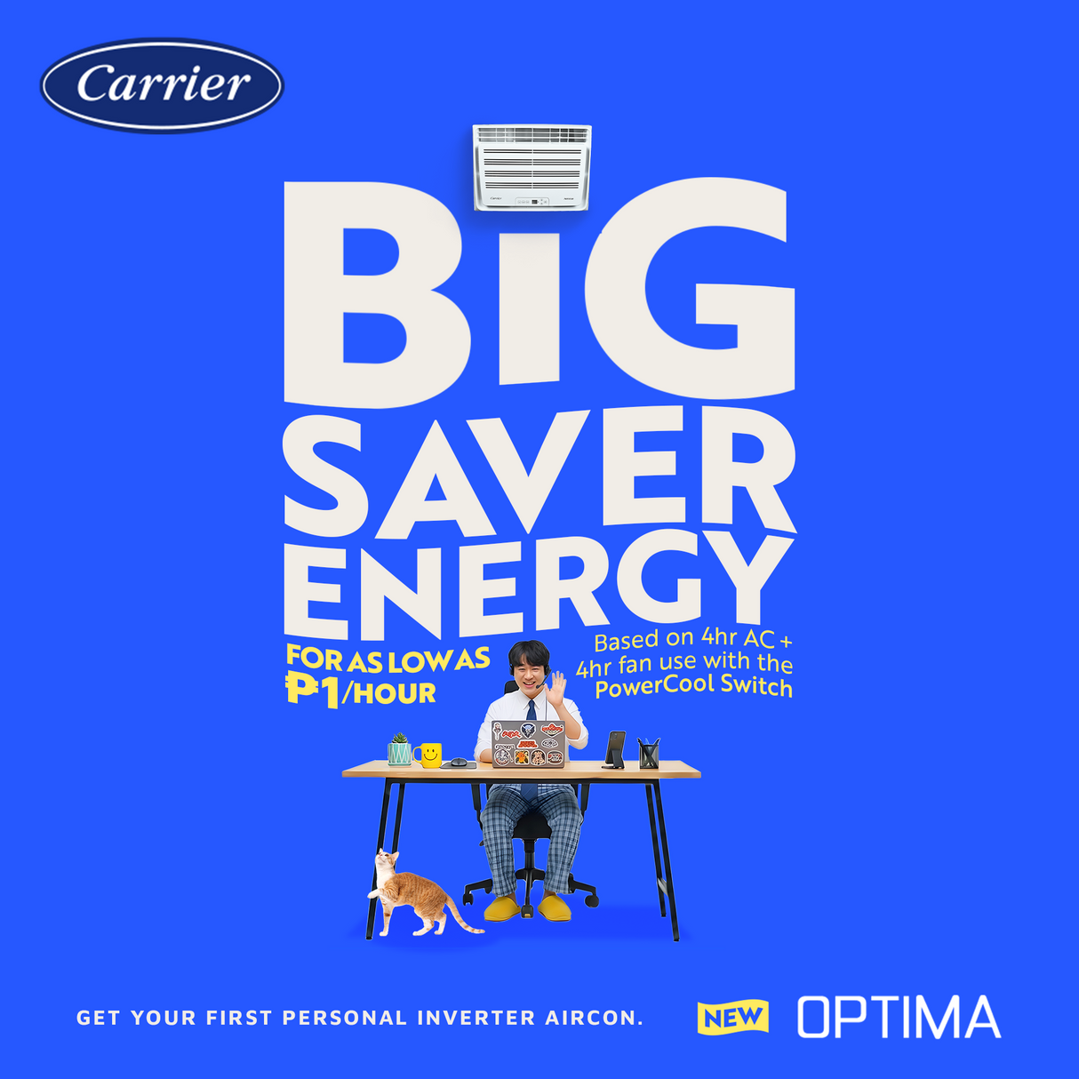 Carrier Optima Window Type Air Conditioner New