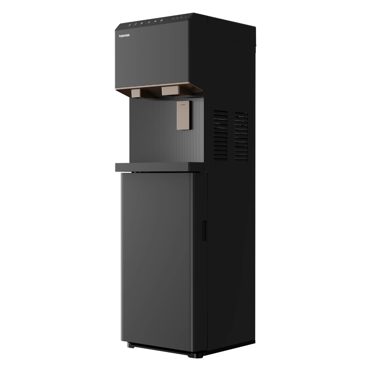 Toshiba Bottom Load Water Dispenser with Ice Maker Black