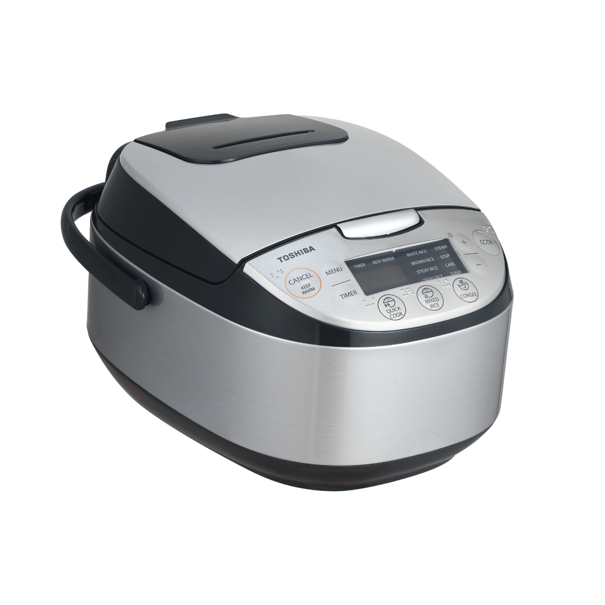Toshiba 1.8 L Digital Rice Cooker with Upper Heating Silver