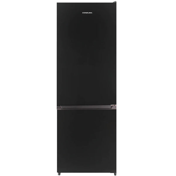 condura-no-frost-bottom-freezer-inverter-refrigerator-matte-black-closed-door-full-view-concepstore