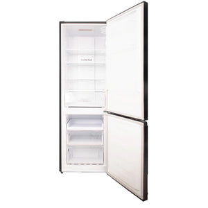 condura-no-frost-bottom-freezer-inverter-refrigerator-matte-black-full-open-door-without-sample-contents-view-concepstore