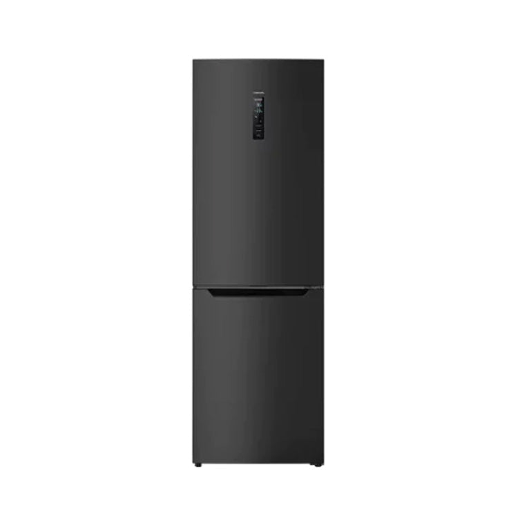 condura-no-frost-bottom-freezer-inverter-refrigerator-matte-black-closed-door-full-view-concepstore