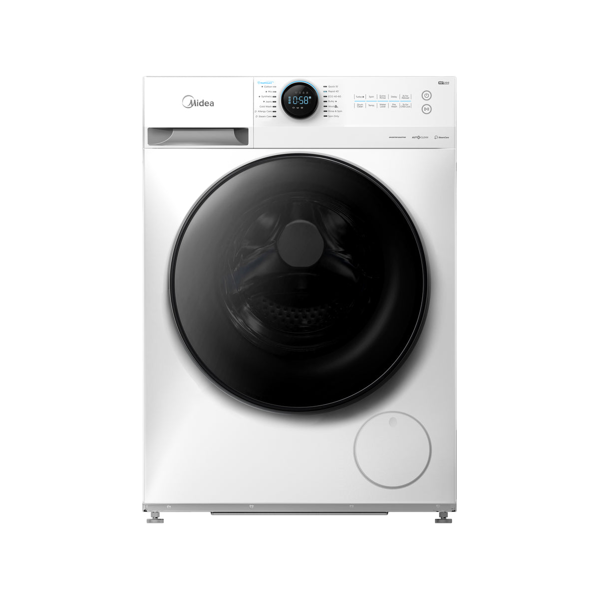 Midea 10kg Luna Inverter Series Fully Automatic Front Load Washer Washing Machine