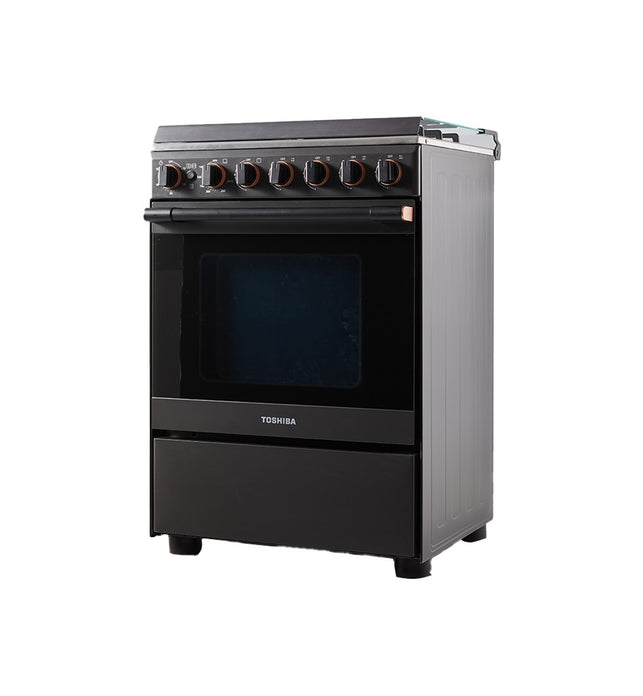 Toshiba Gray Gas Range | 60cm